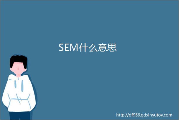 SEM什么意思